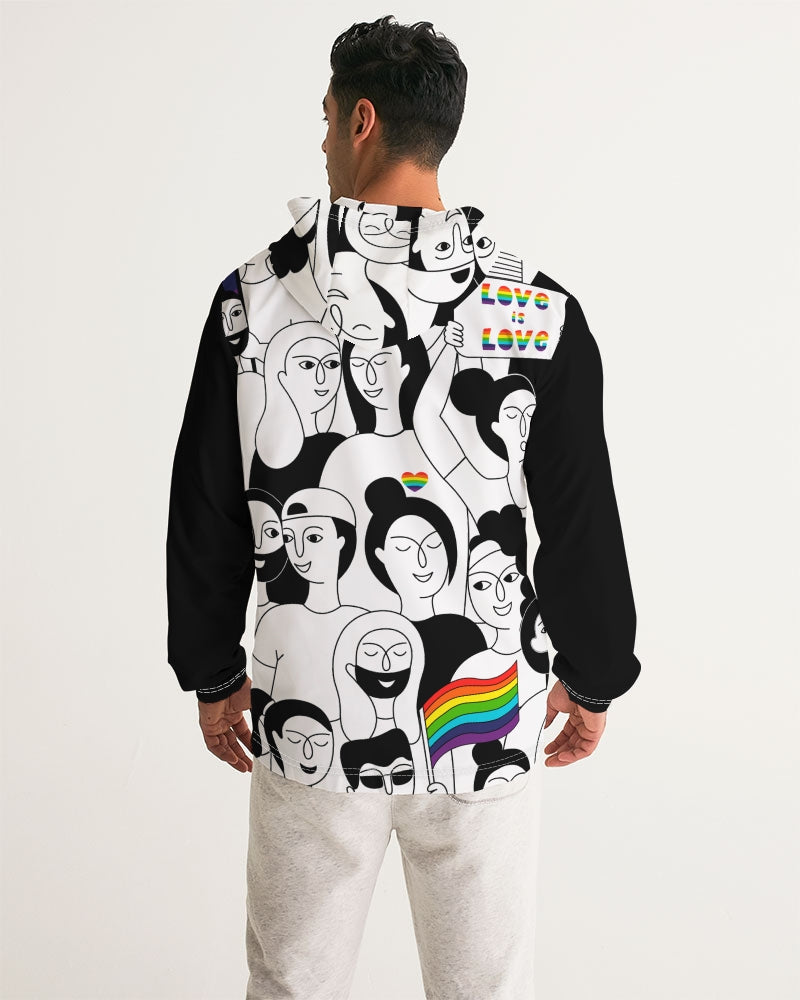 L.O.L  2023 BLK Men's Windbreaker