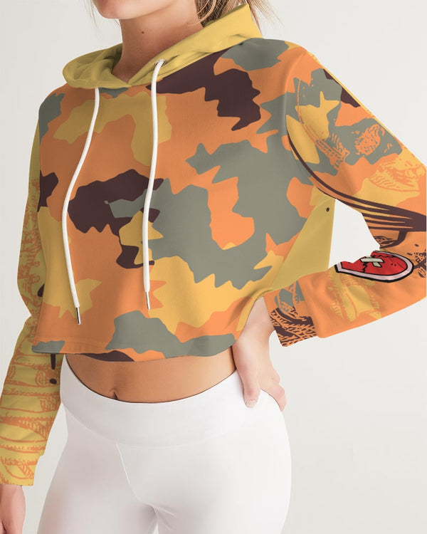 N-VEIN 2 | Women's Cropped Hoodie