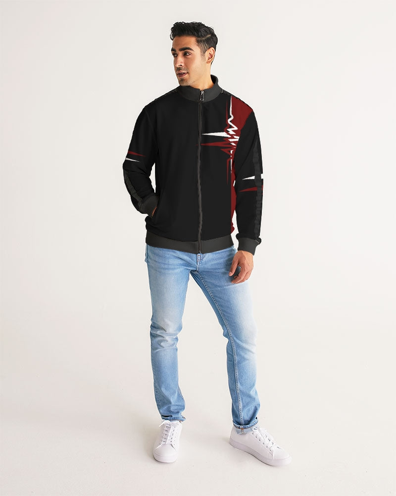 KARDIAC COLLECTION | Men's Stripe-Sleeve Track Jacket