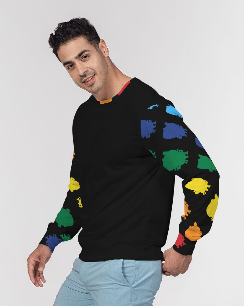 L.O.L  2023 BLK Men's Classic French Terry Crewneck Pullover