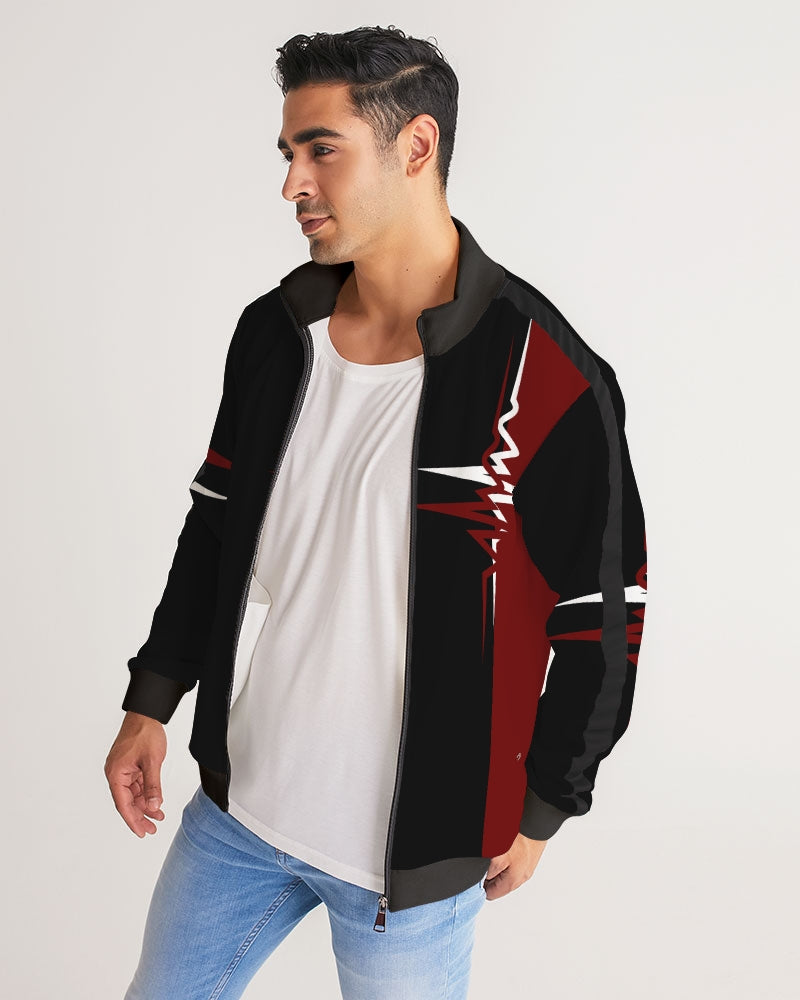 KARDIAC COLLECTION | Men's Stripe-Sleeve Track Jacket