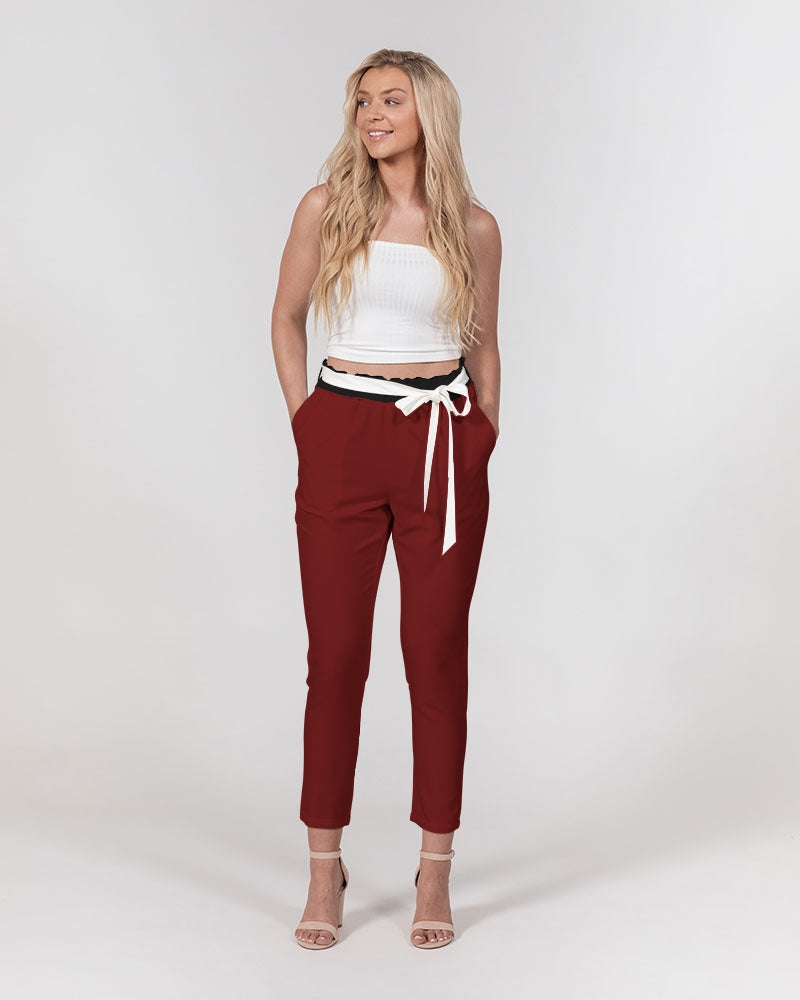 KARDIAC | Women's Belted Tapered Pants