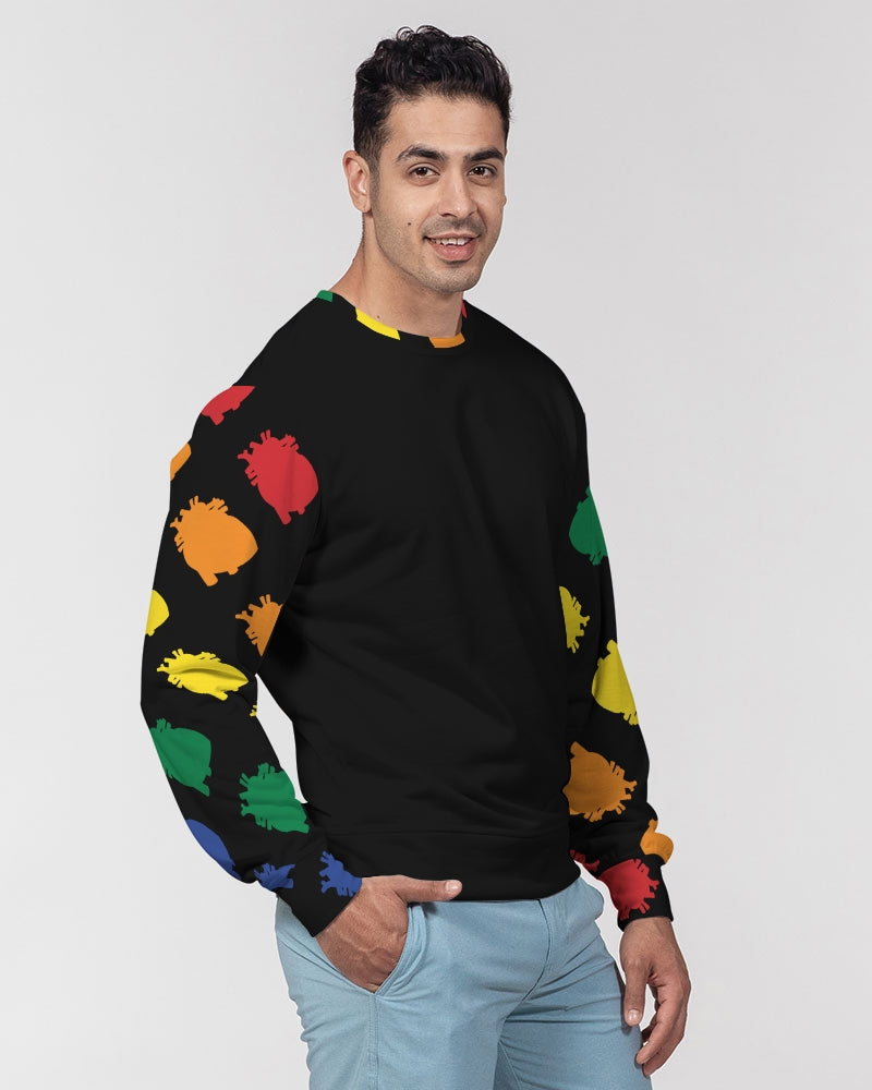 L.O.L  2023 BLK Men's Classic French Terry Crewneck Pullover