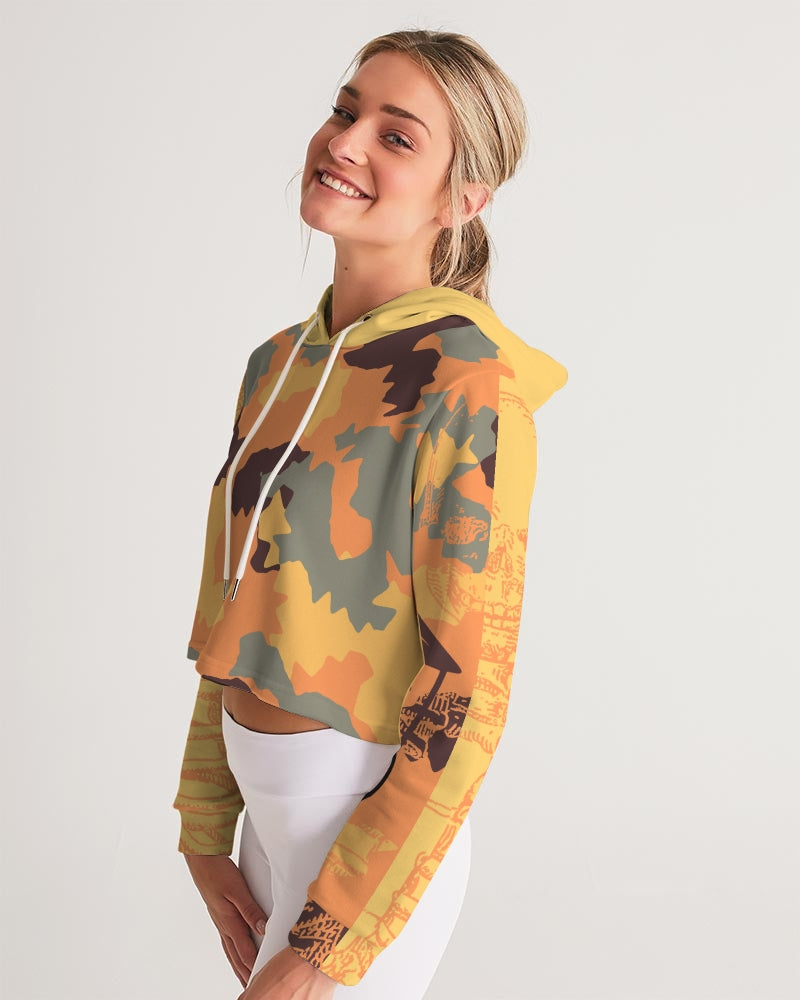 N-VEIN 2 | Women's Cropped Hoodie