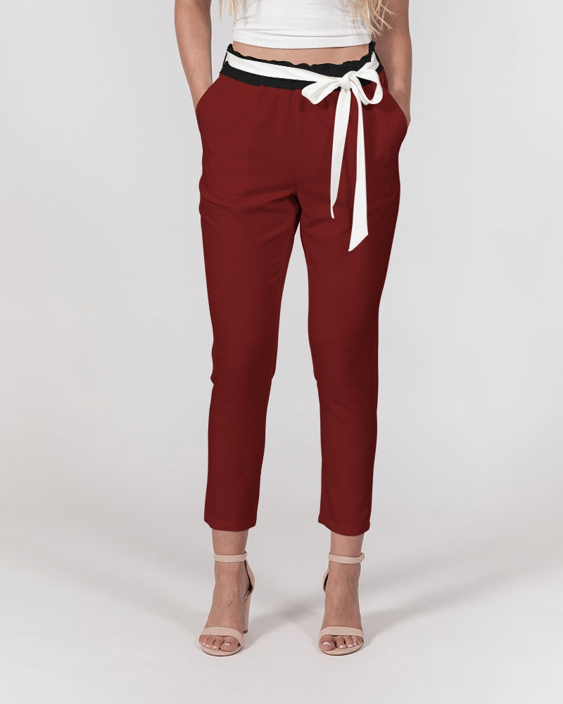 KARDIAC | Women's Belted Tapered Pants