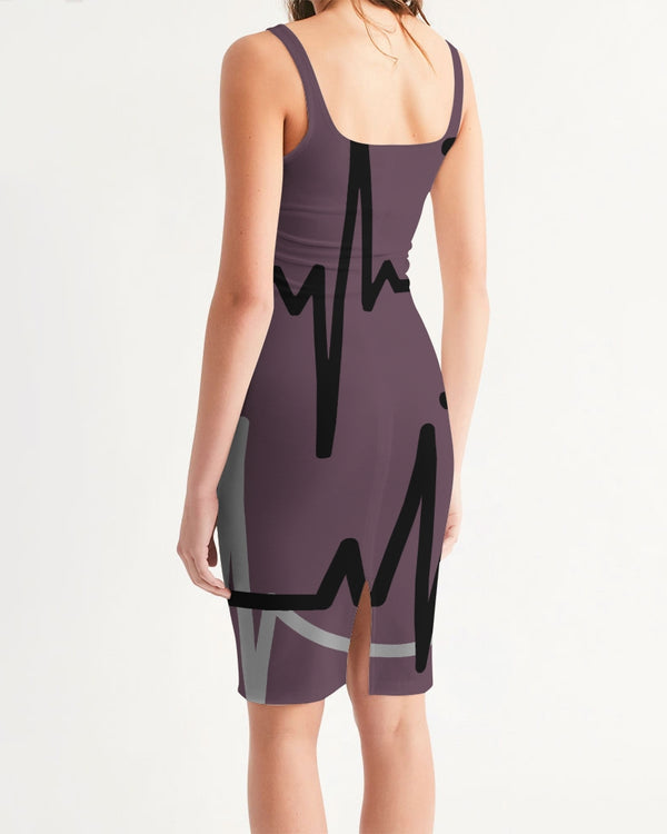 Coded Edition | Women's Midi Body-con Dress