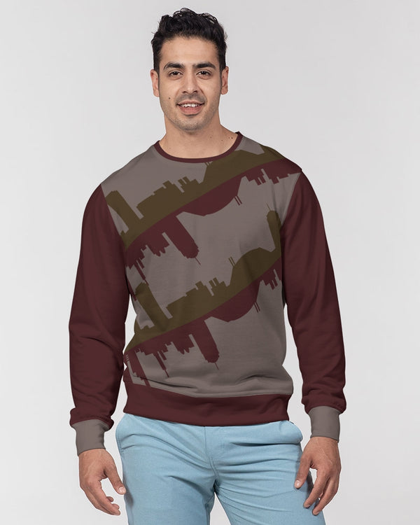 N-VEIN | Men's French Terry Crewneck Pullover