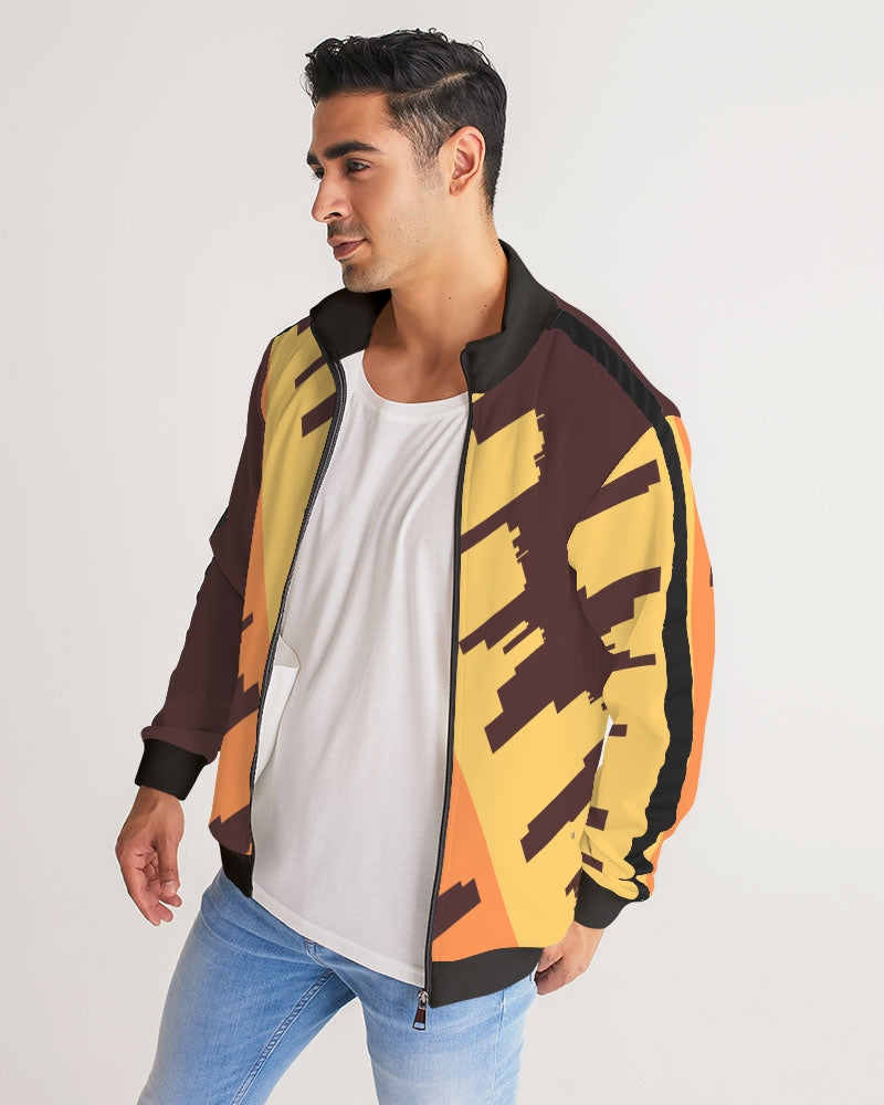 N-Vein | Men's Stripe-Sleeve Track Jacket